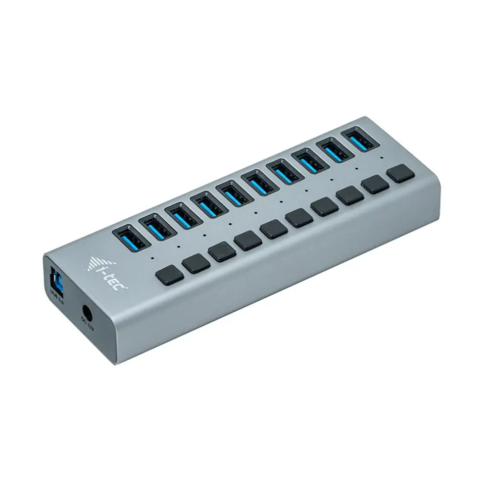 ⁨USB3.0 hub with charging, 10 ports⁩ at Wasserman.eu