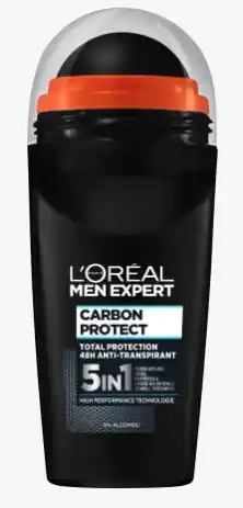 ⁨L'Oreal Men Expert Carbon Protect 5 in 1 Roll-on 50 ml⁩ at Wasserman.eu