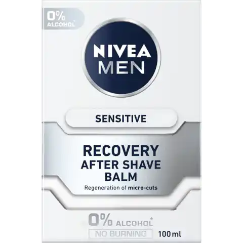 ⁨Nivea Men Sensitive Regenerating After Shave Balm RECOVERY 100ml⁩ at Wasserman.eu