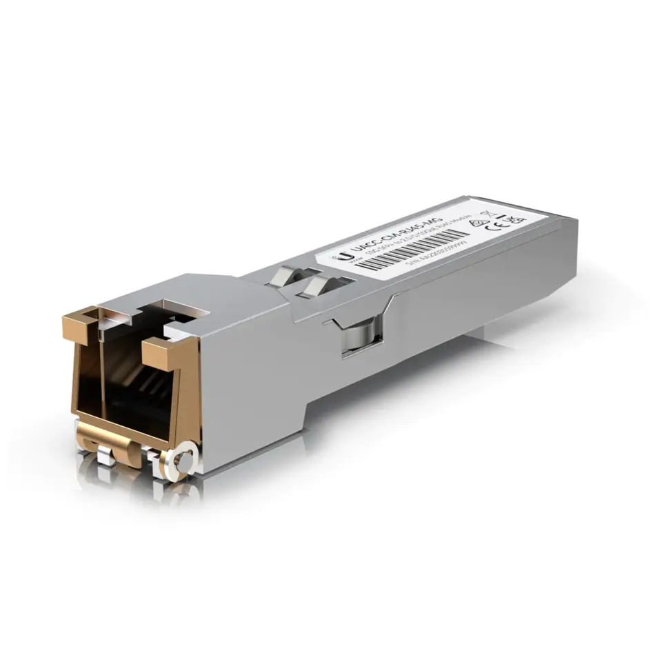 ⁨Ubiquiti UACC-CM-RJ45-MG network transceiver module Copper 10000 Mbit/s SFP+⁩ at Wasserman.eu