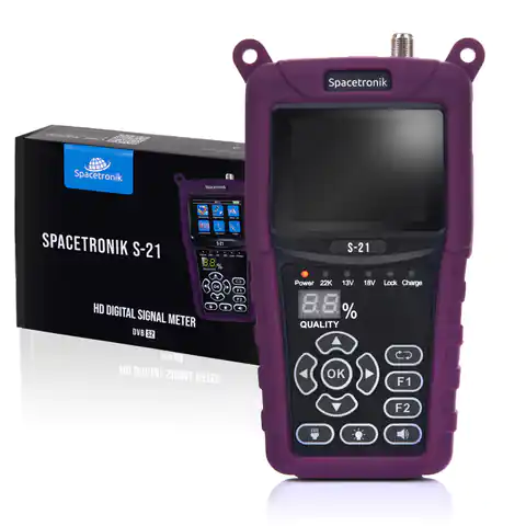 ⁨Miernik sygnału SAT Spacetronik S-21 DVB-S/S2/S2X⁩ w sklepie Wasserman.eu