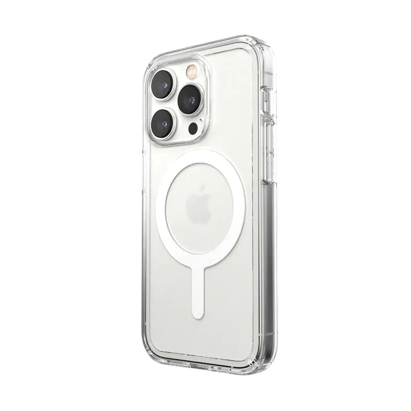 ⁨Speck Gemshell + MagSafe - Etui do iPhone 14 Pro z połowką MICROBAN (Clear)⁩ w sklepie Wasserman.eu