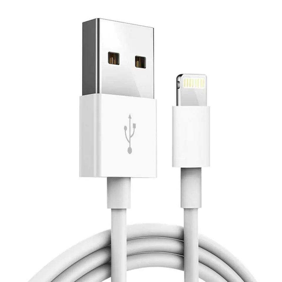 ⁨Kabel 1m Alogy Fast Charge USB do Lightning przewód do ładowania iPhone 20W biały⁩ w sklepie Wasserman.eu