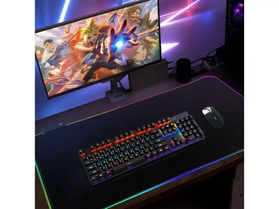 ⁨Backlit led xxl gaming mouse base⁩ at Wasserman.eu