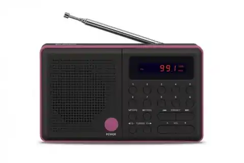 ⁨Radio Pliszka USB, FM czarne⁩ w sklepie Wasserman.eu
