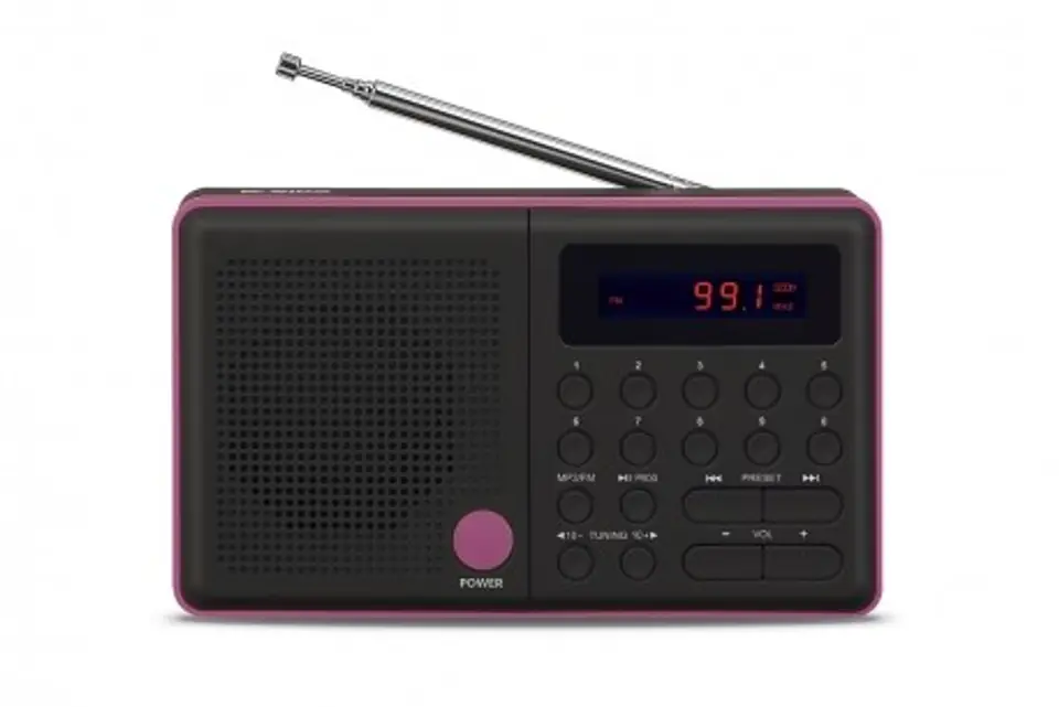 ⁨Radio Wagtail USB, FM black⁩ at Wasserman.eu