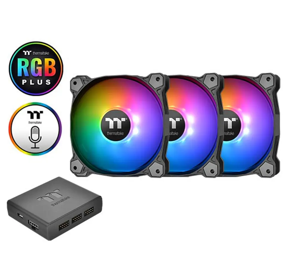 ⁨Wentylator Pure 14 RGB Plus TT Premium Edition 3 szt.⁩ w sklepie Wasserman.eu