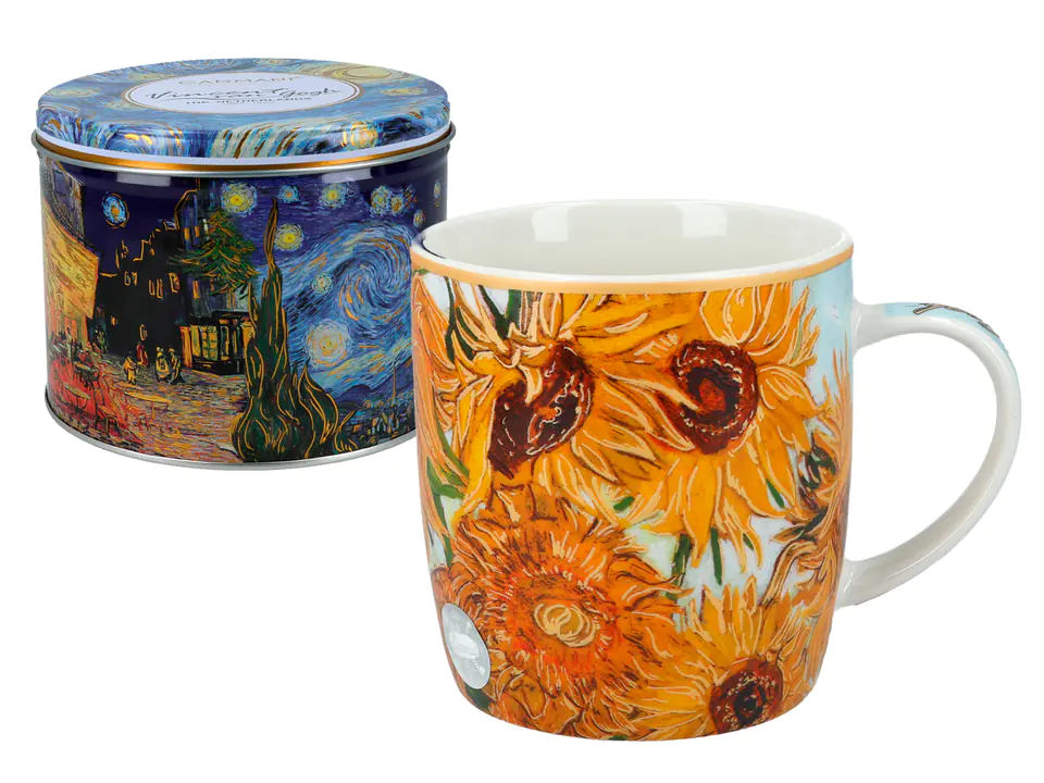 Kubek w puszce - V. van Gogh, Słoneczniki (CARMANI) w sklepie Wasserman.eu