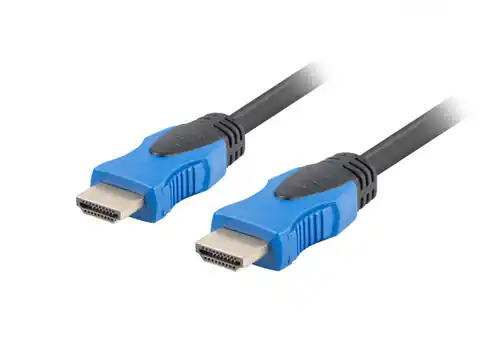⁨Premium HDMI-HDMI M/M v2.0 Cable 1.8m Black 4K 60Hz, Solid Copper⁩ at Wasserman.eu
