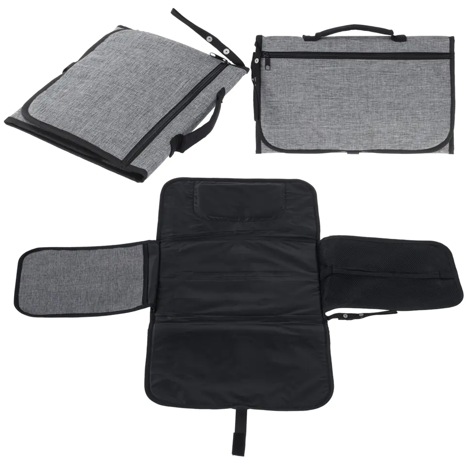 Changing table soft tourist folding bag changing mat gray at Wasserman.eu
