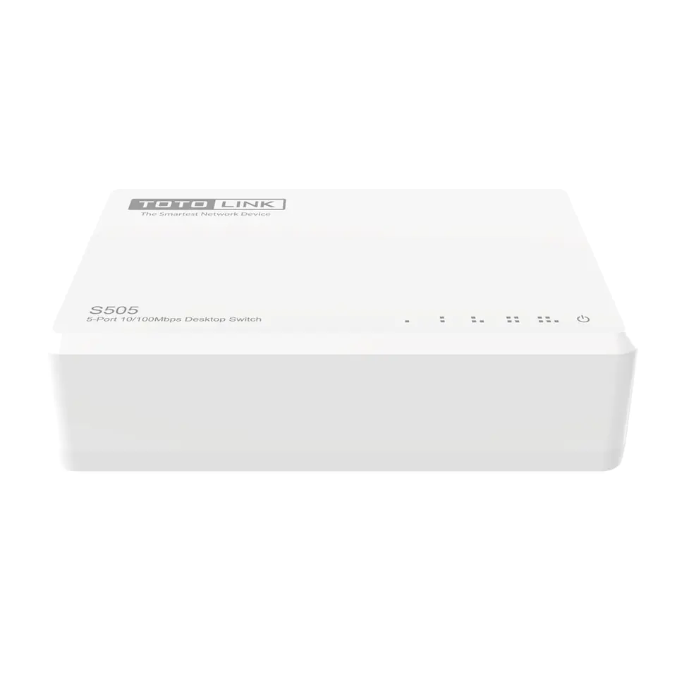 ⁨TOTOLINK S505-V5 5-PORT 10/100M DESKTOP SWITCH⁩ w sklepie Wasserman.eu