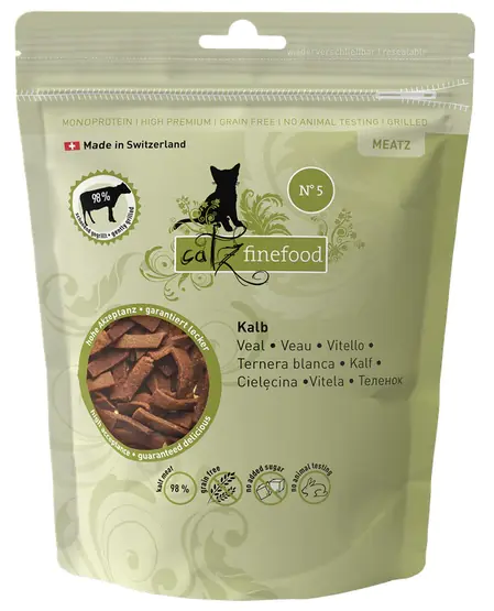 ⁨Catz Finefood Meatz N.05 Veal 45g⁩ at Wasserman.eu