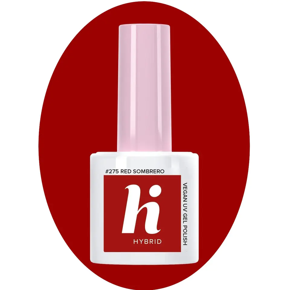 ⁨Hi Hybrid Lakier hybrydowy Fiesta #275 Red Sombrero 5ml⁩ w sklepie Wasserman.eu