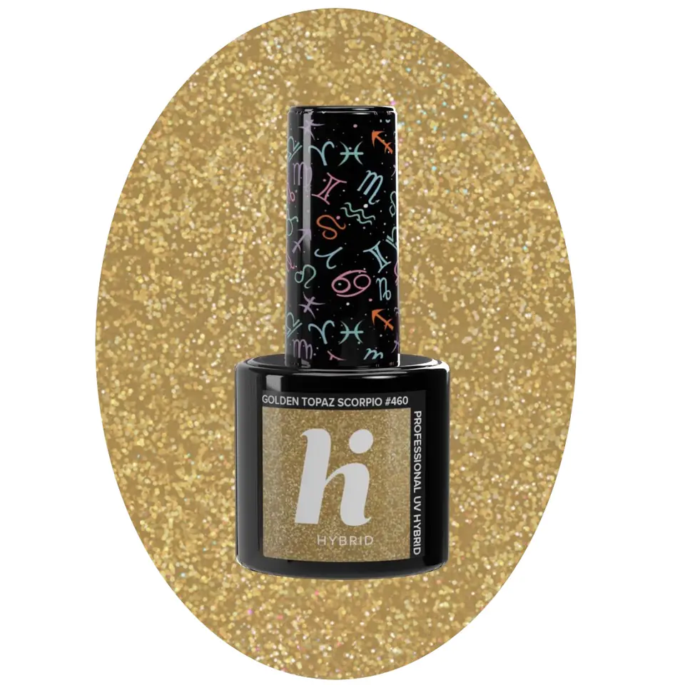 ⁨Hi Hybrid Hybrid polish Zodiac nr 460 Golden Topaz Scorpio 5ml⁩ at Wasserman.eu