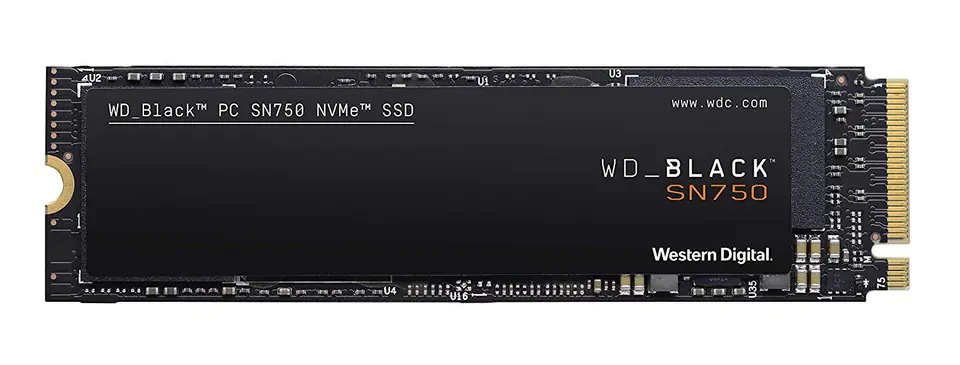 Black SSD 500GB SN750 NVMe WDS500G3X0C at Wasserman.eu
