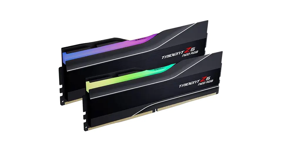 ⁨G.Skill Trident Z5 Neo RGB F5-6000J3040G32GX2-TZ5NR memory module 64 GB 2 x 32 GB DDR5 6000 MHz⁩ at Wasserman.eu