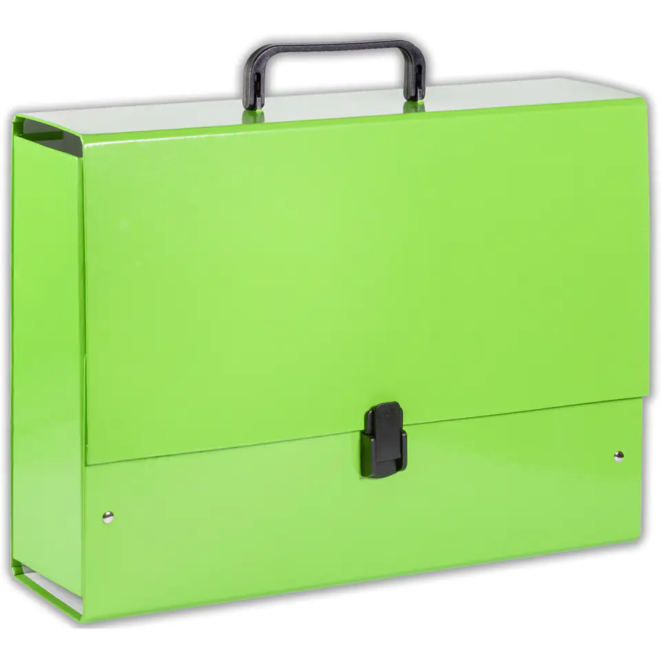 ⁨Teczka z rączką B4 Jumbo 10cm jasno zielona pastel TT7915⁩ w sklepie Wasserman.eu