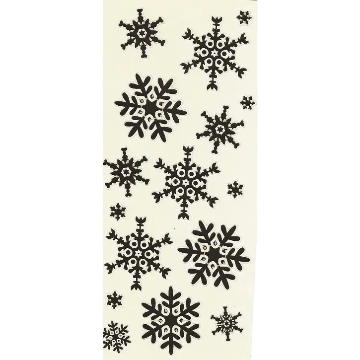 ⁨Stickers on foil Snowflakes gold CLX15 BREWIS⁩ at Wasserman.eu