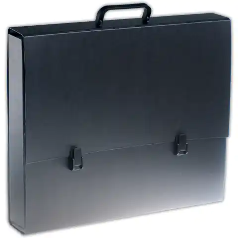 ⁨School folder with handle A3 5.5cm black TT5409 TADEO⁩ at Wasserman.eu