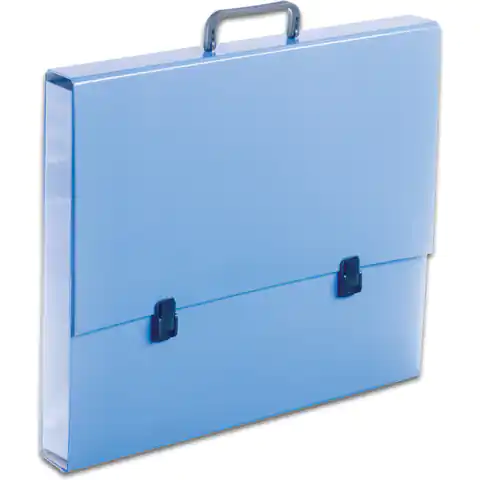 ⁨School folder with handle A3 5.5cm blue pastel TT7185 TADEO⁩ at Wasserman.eu