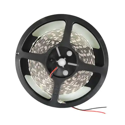 ⁨Whitenergy LED Strip 5m 60pcs/m SMD5050 14.4W/m 12V IP20 10mm cold white without connector⁩ at Wasserman.eu