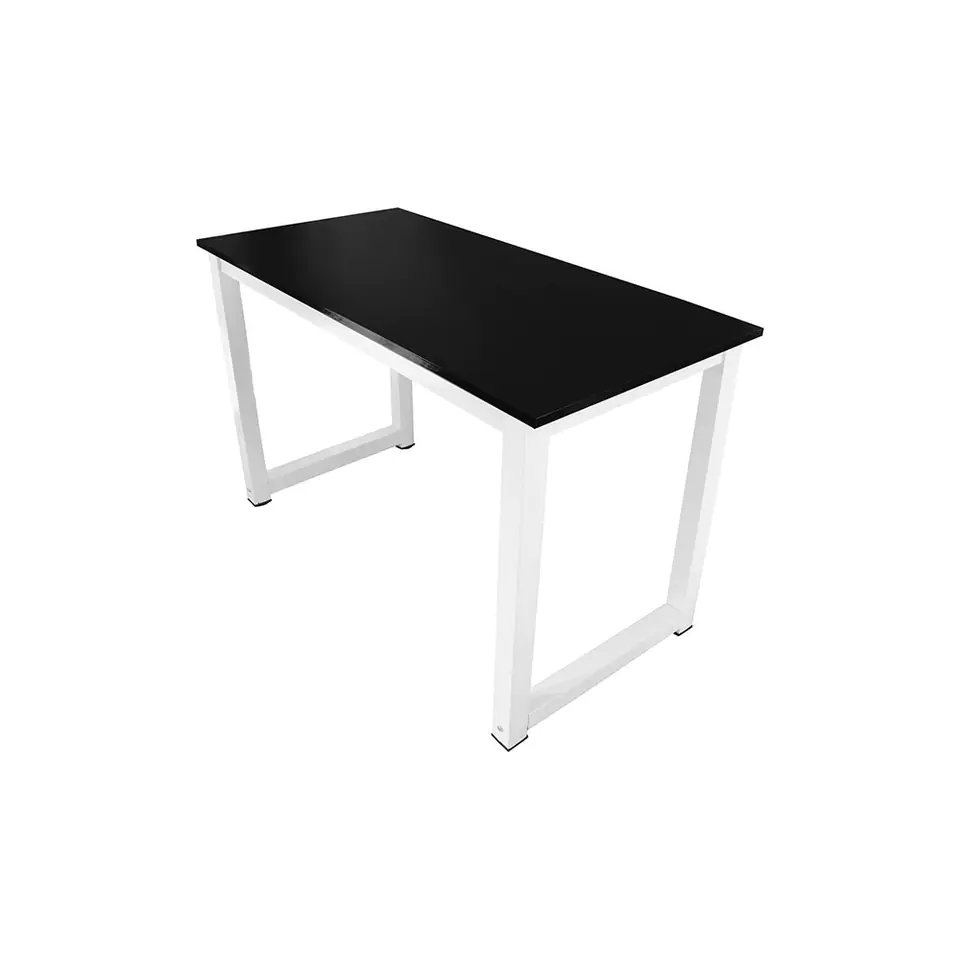 Desk with top and metal legs LOFT white and black at Wasserman.eu
