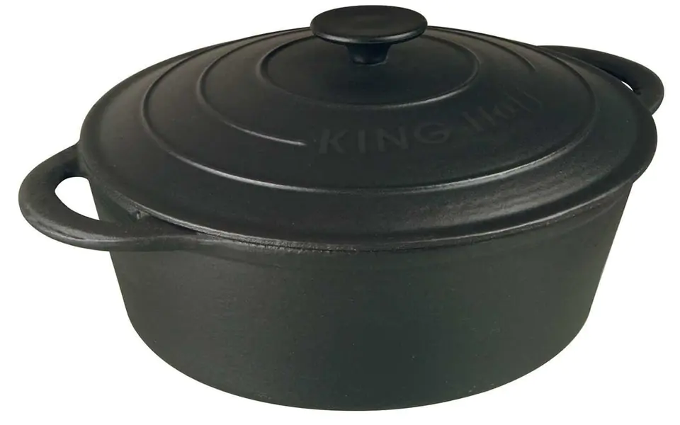 ⁨CAST IRON PAN 29cm 4,5L KINGHOFF KH-2255⁩ at Wasserman.eu