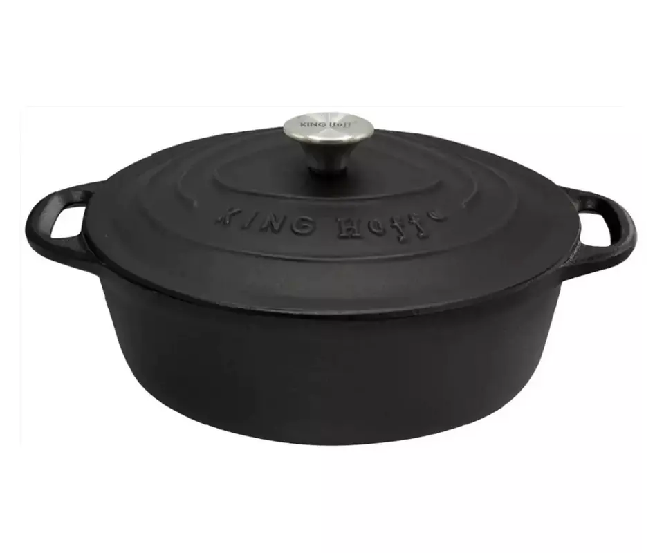 CAST IRON PAN 33cm 6,2L KINGHOFF KH-1531 at Wasserman.eu