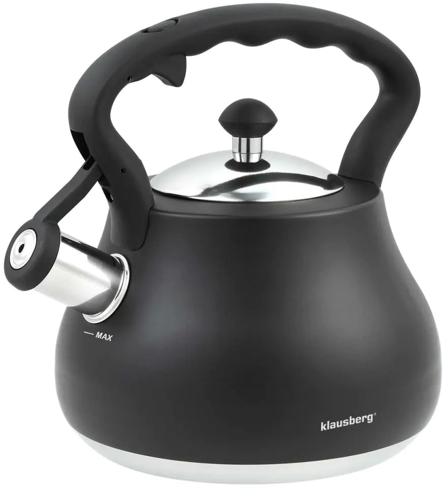 ⁨CZAJNIK Z GWIZDKIEM KLAUSBERG 2,7L KB-7446⁩ w sklepie Wasserman.eu