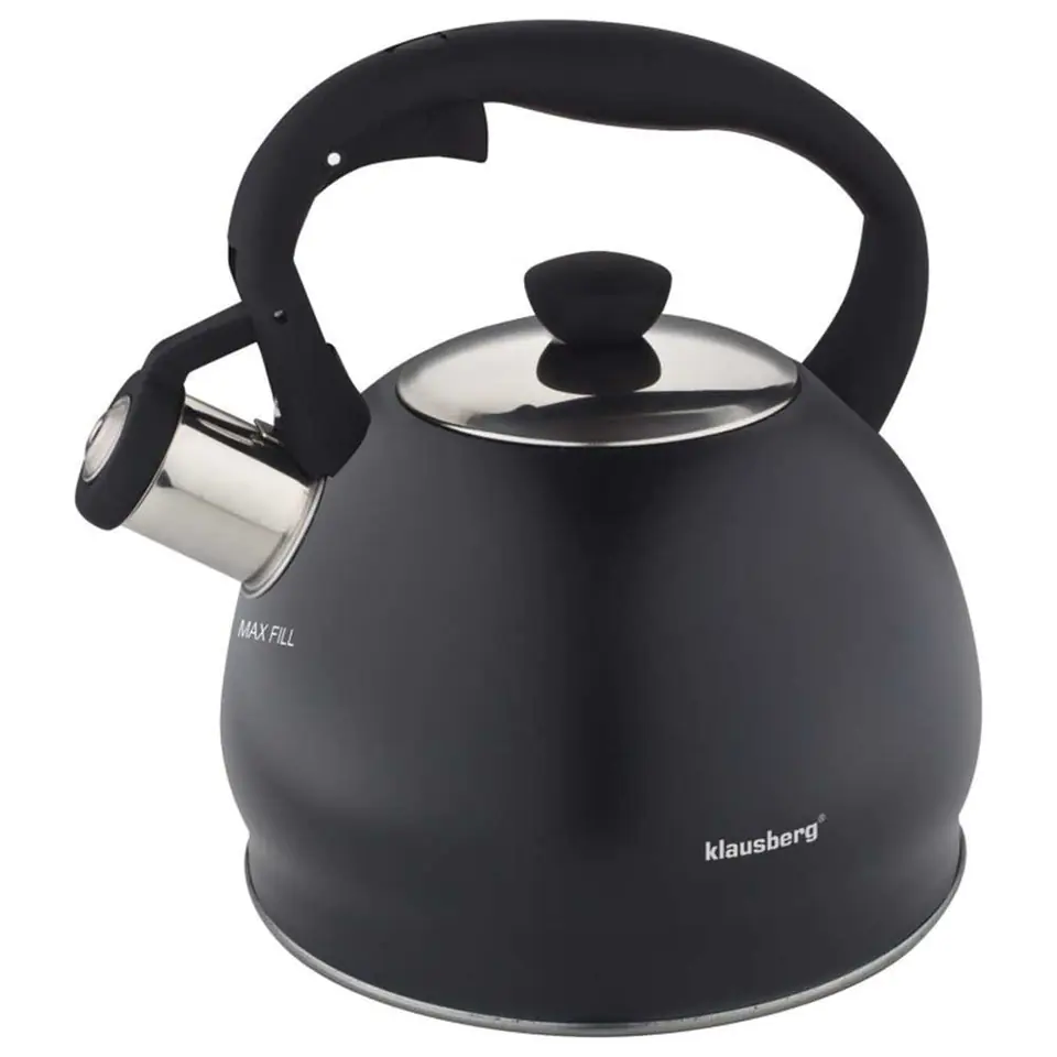 ⁨KETTLE WITH WHISTLE KLAUSBERG 2L KB-7428⁩ at Wasserman.eu