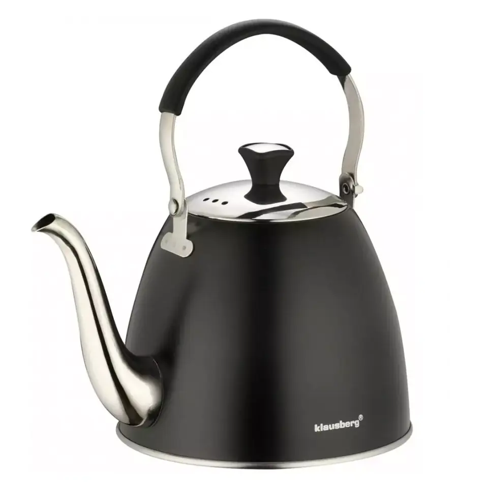 ⁨KETTLE INFUSER WITH STRAINER KLAUSBERG 1.1L KB-7570⁩ at Wasserman.eu