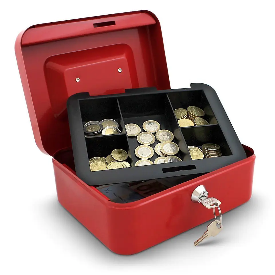 ⁨Case 20cm for coins (red)⁩ at Wasserman.eu