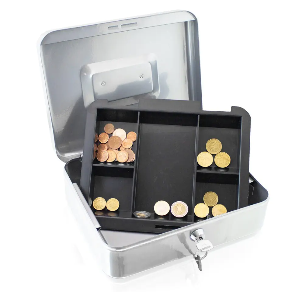 ⁨Case 25cm for coins (grey)⁩ at Wasserman.eu