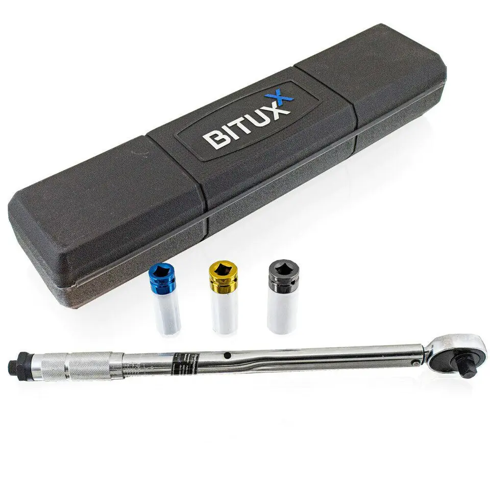 Klucz Dynamometryczny z Grzechotką 17mm 19mm 21mm 28-210Nm w sklepie Wasserman.eu