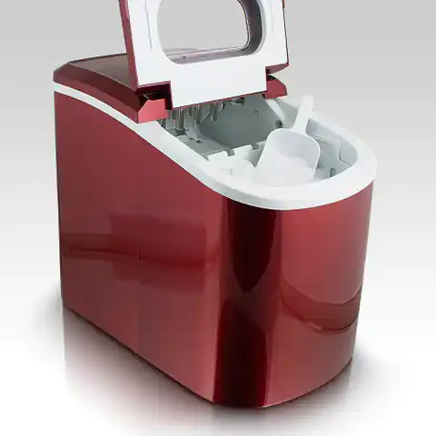 ⁨Eiswürfelbereiter Rot effizient 15kg/Tag für Restaurantbar⁩ im Wasserman.eu