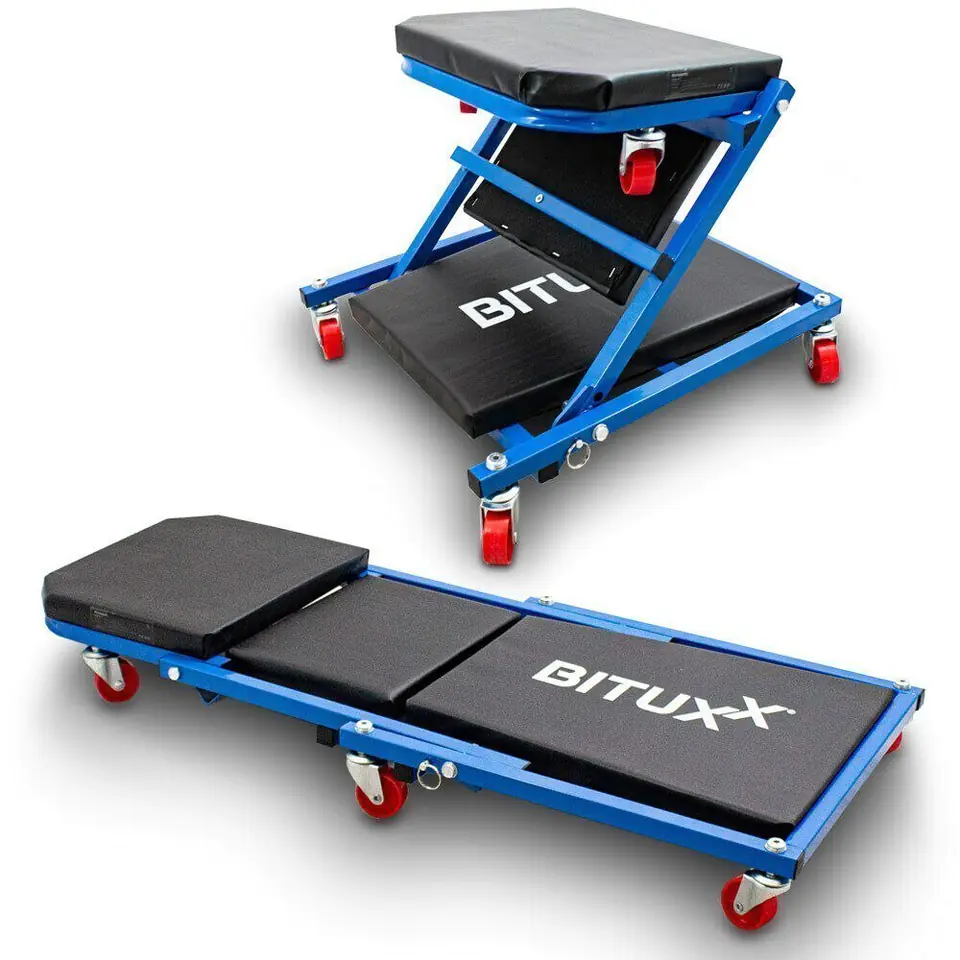 ⁨WORKSHOP COUCH BITUXX 2IN1 MOBILE STOOL⁩ at Wasserman.eu