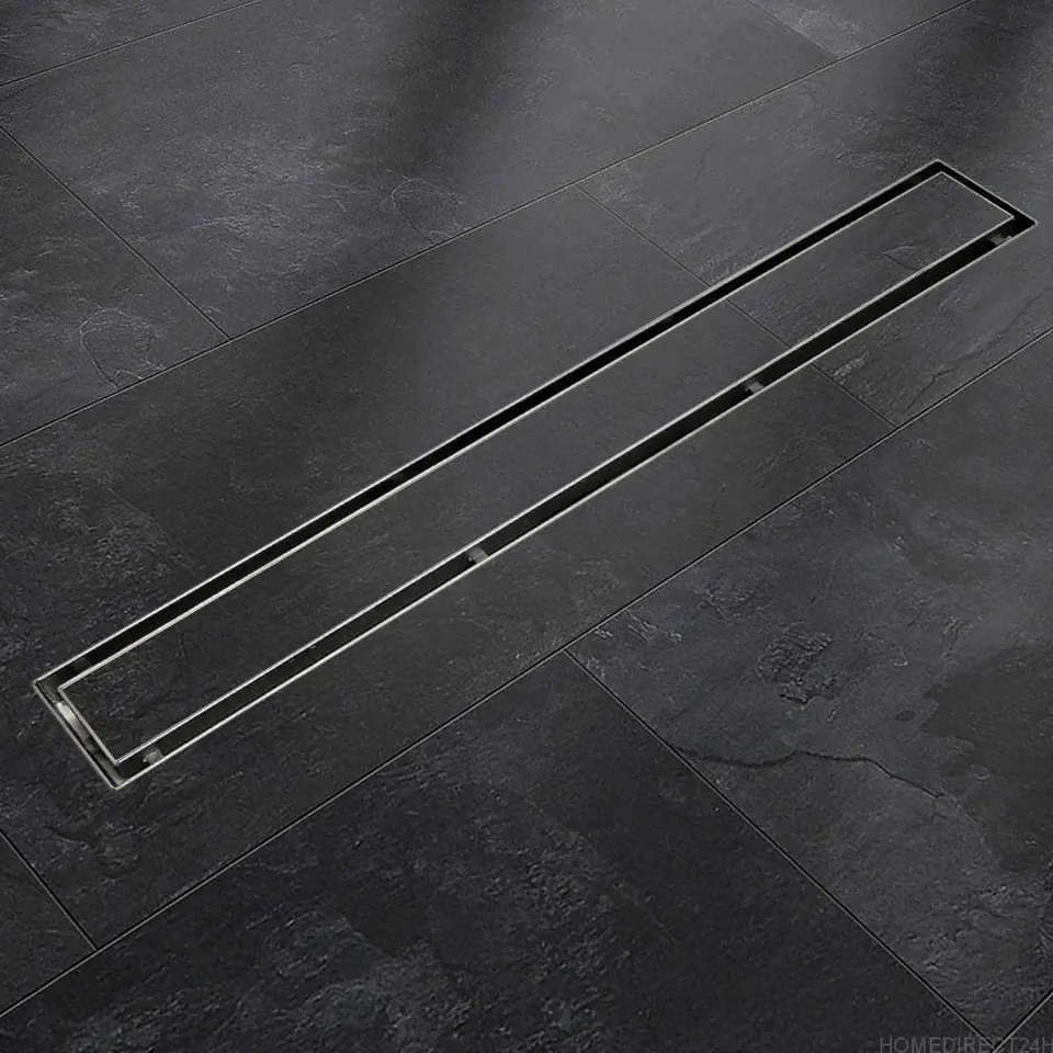 ⁨BEFLIESBAR SHOWER CHANNEL WITH SIPHON 120cm STAINLESS STEEL⁩ at Wasserman.eu