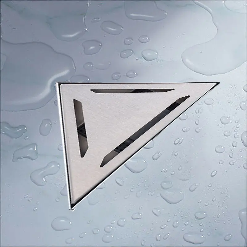 ⁨Triangular drain Shower water drain 25x25⁩ at Wasserman.eu