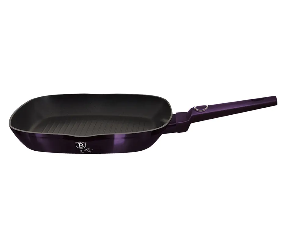 ⁨PATELNIA GRILLOWA TYTANOWA BERLINGER HAUS BH-6634 PURPLE⁩ w sklepie Wasserman.eu