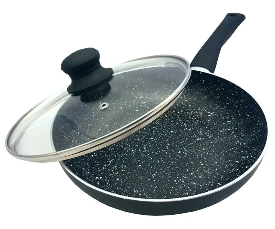 ⁨KINGHOFF MARBLED FRYING PAN 22cm KH-3956⁩ at Wasserman.eu