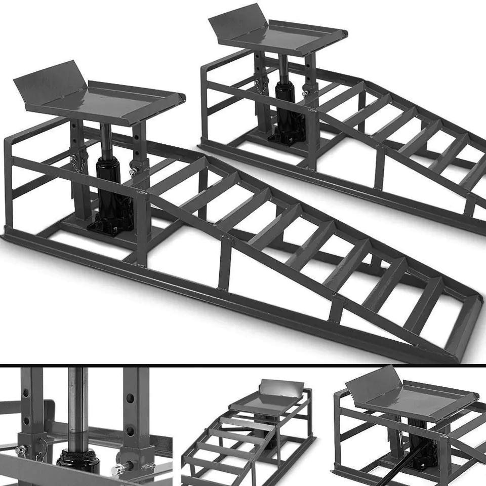 ⁨Graphite Ramps Ramps with Hydraulic Lift 2x2000kg⁩ at Wasserman.eu