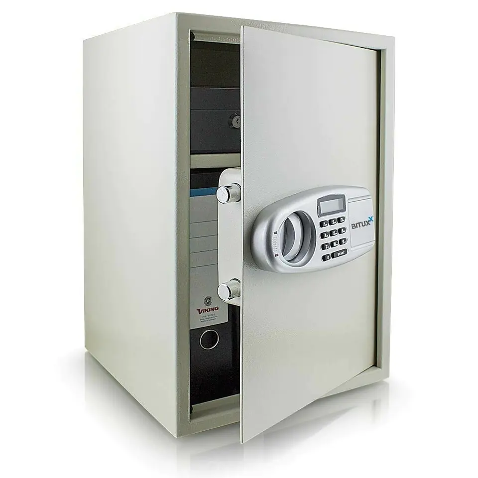 ⁨Electronic safe light grey⁩ at Wasserman.eu