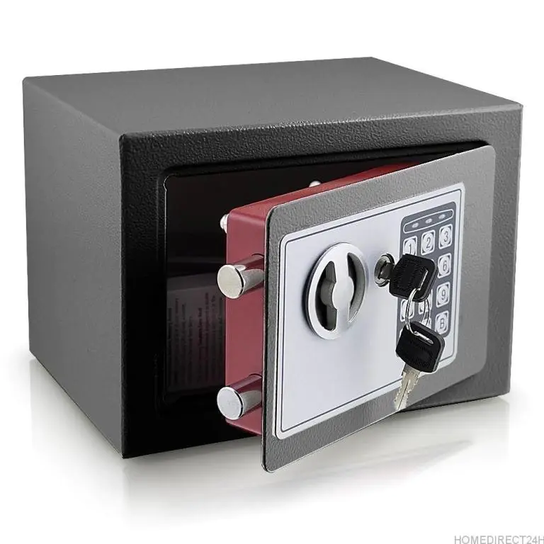 ⁨Mini electronic safe (graphite)⁩ at Wasserman.eu