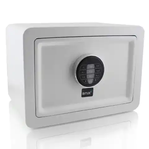 ⁨Safe Locker Gepanzerte Elektronik + Schlüssel Solid Home Safe für Einsparungen⁩ im Wasserman.eu