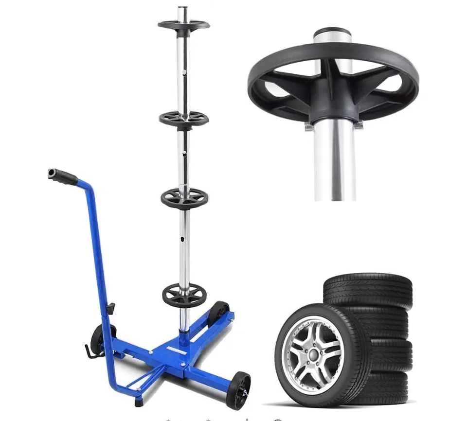 ⁨Stand - wheel trolley for passenger cars⁩ at Wasserman.eu