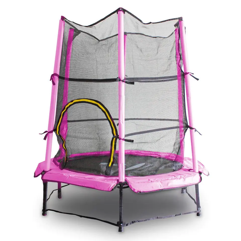 ⁨Children's trampoline 140cm pink⁩ at Wasserman.eu