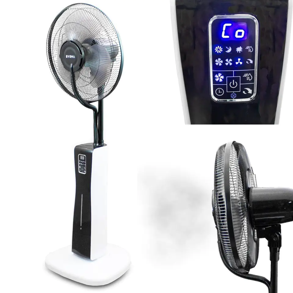 ⁨LED fan with air humidifier⁩ at Wasserman.eu
