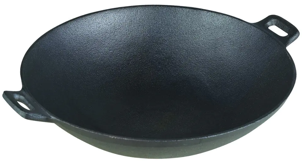 CAST IRON WOK 31cm KINGHOFF KH-1109 INDUCTION at Wasserman.eu