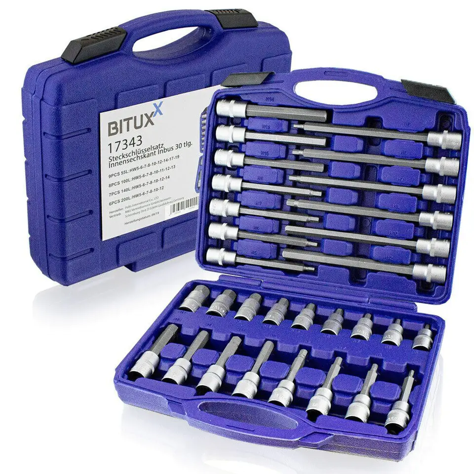 ⁨Set of hexagon socket wrenches with 30el case.⁩ at Wasserman.eu