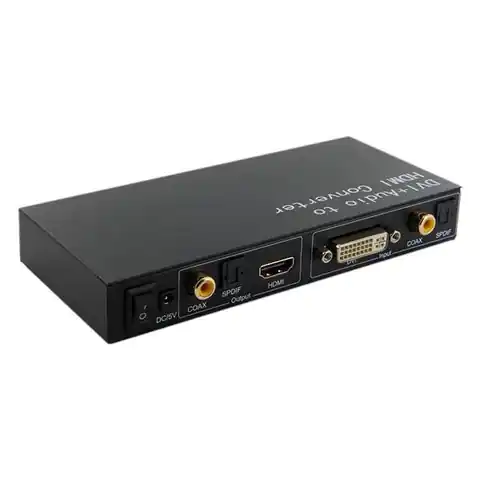 ⁨4World Konwerter HDMI DVI + Optical Audio + Coaxial Audio to HDMI⁩ w sklepie Wasserman.eu
